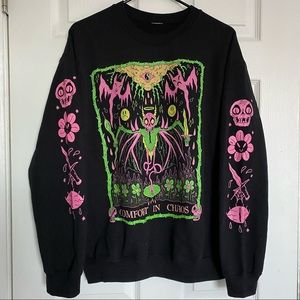 Wicked Clothes Comfort in Chaos Crewneck